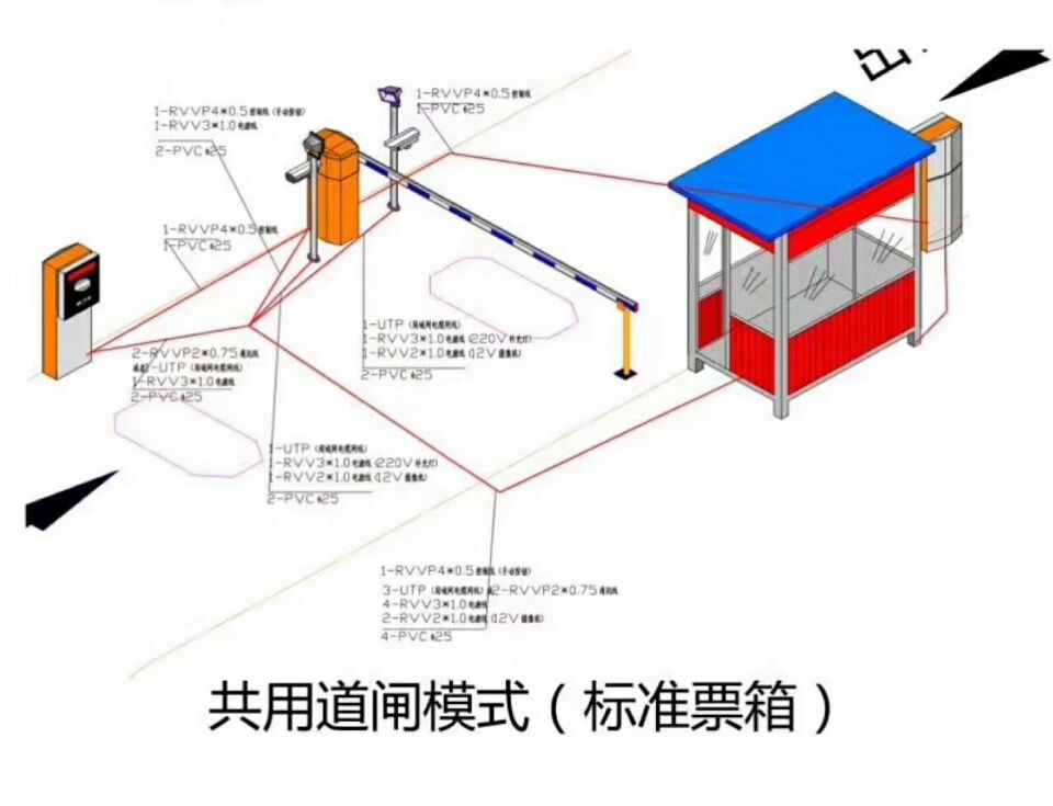 云龙县单通道模式停车系统